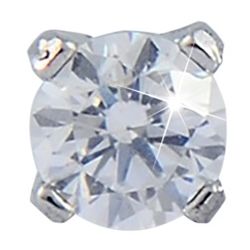 TIFFANY CUBICO 2MM CRISTALLO