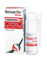 BENACTIV GOLA*SPRAY 15ML 0,25%