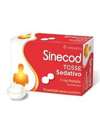 SINECOD TOSSE SED*18PAST 5MG